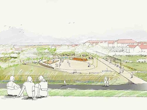 Visualisierung Kurpark nach Umbauarbeiten © Bruun&Möllers